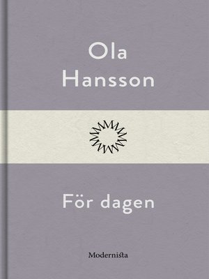 cover image of För dagen